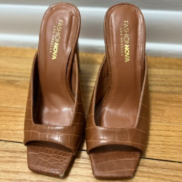 Light Brown Mules - Picture 7 of 12